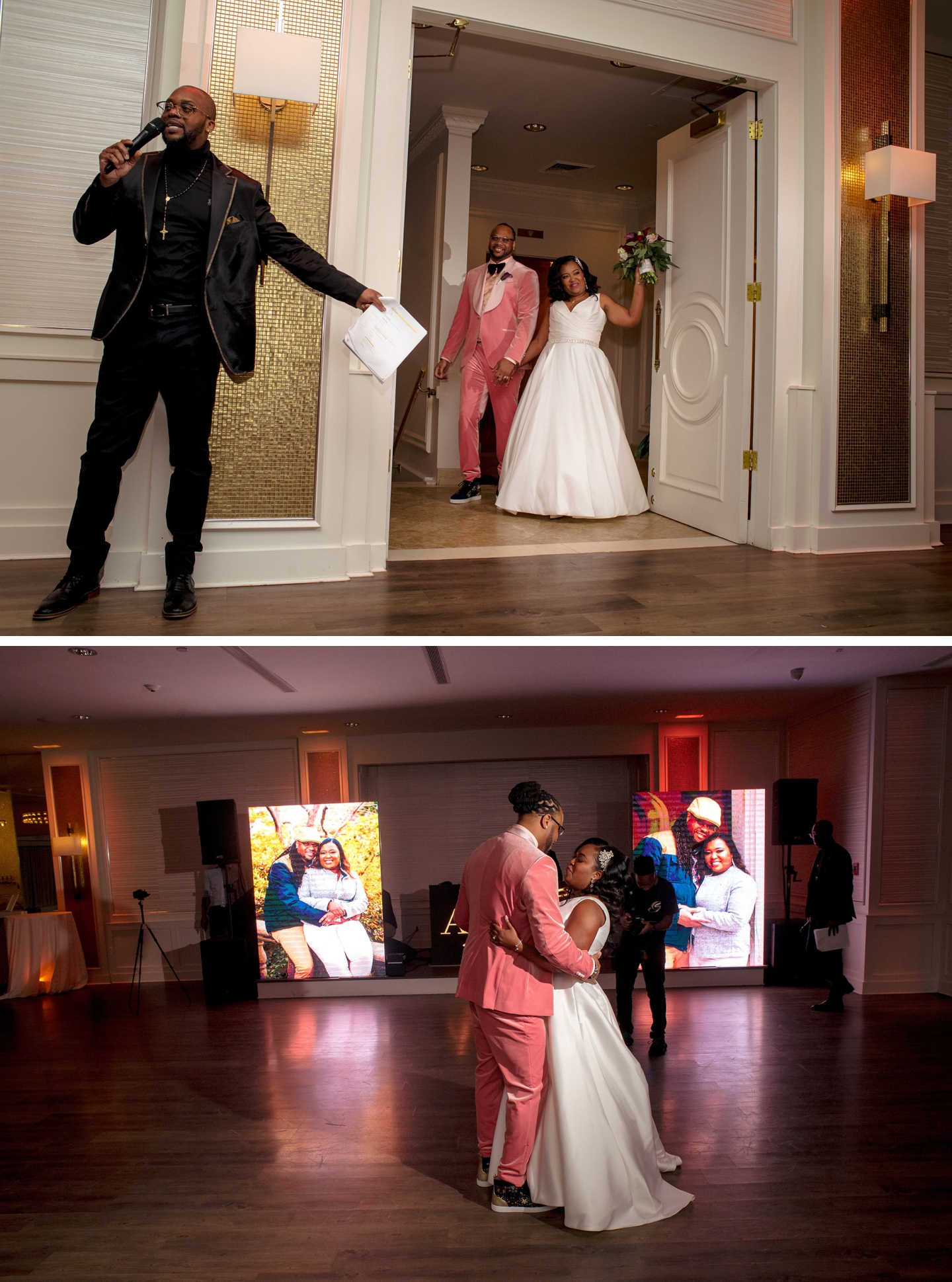 Wedding reception at The Piermont in Babylon, New York