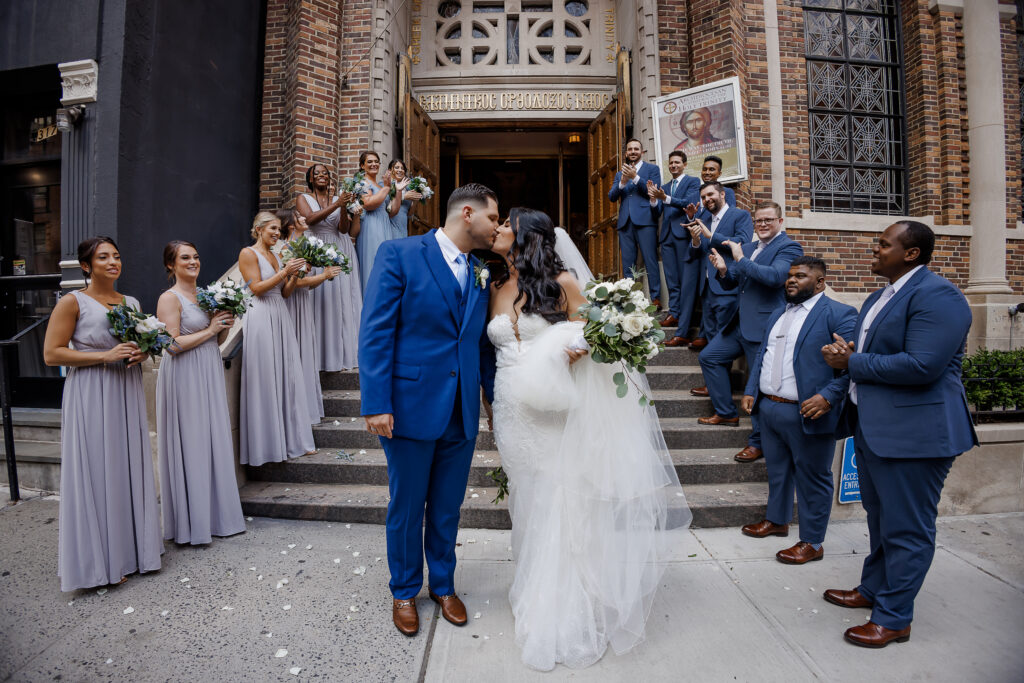 Wedding ceremony in Manhattan,NY.